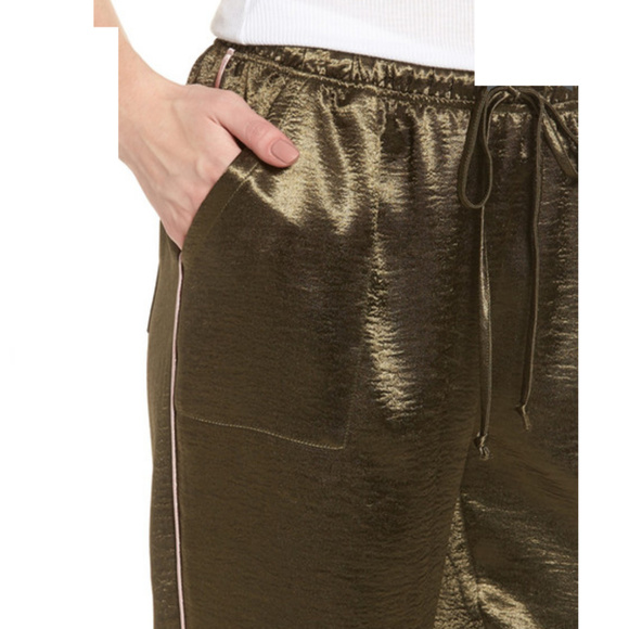 Love, Fire Satin Track Joggers Pants - Picture 4 of 5